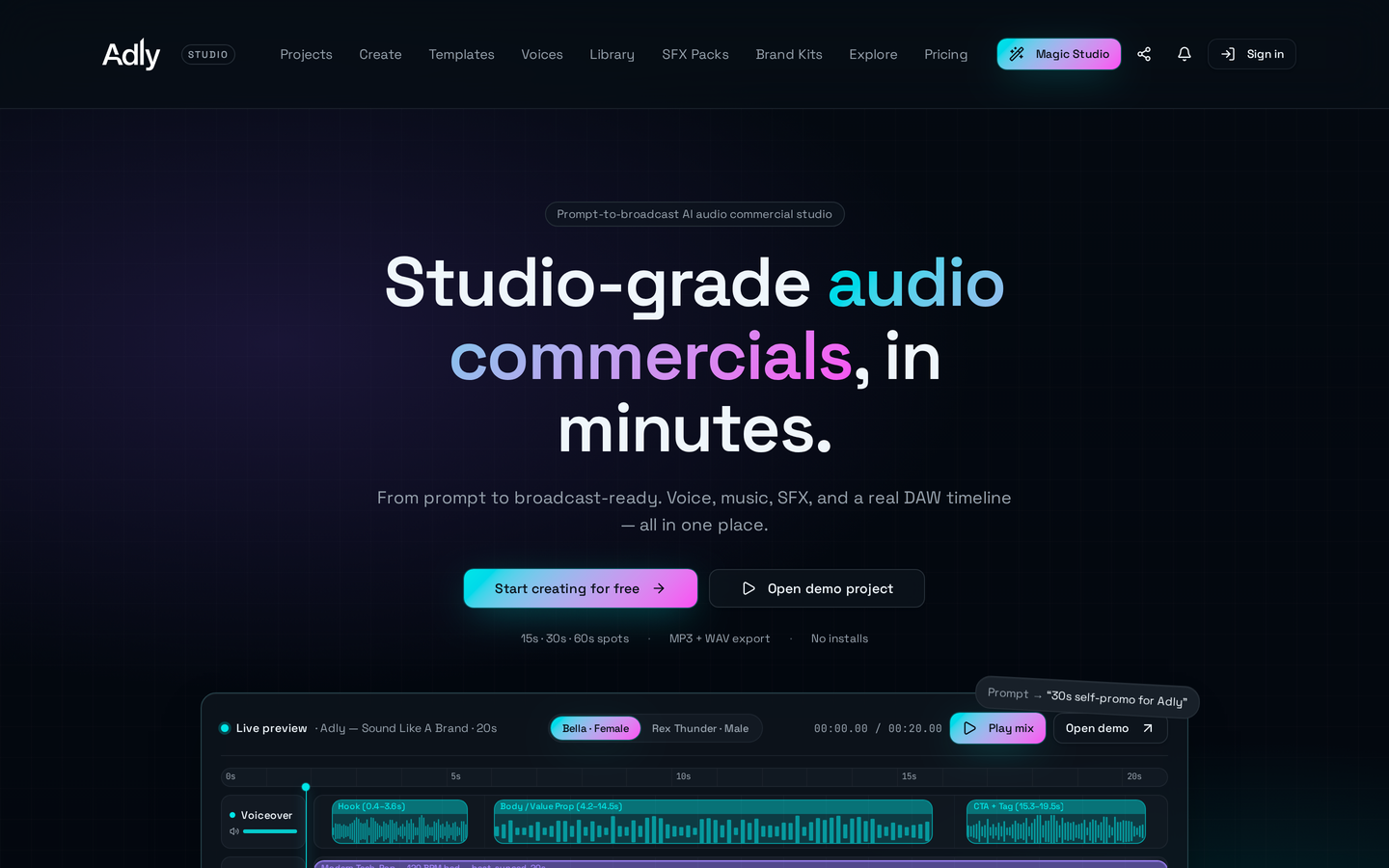 Adly platform preview
