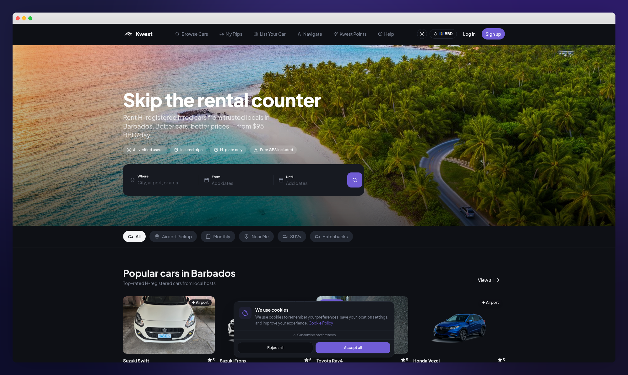 Kwest platform preview