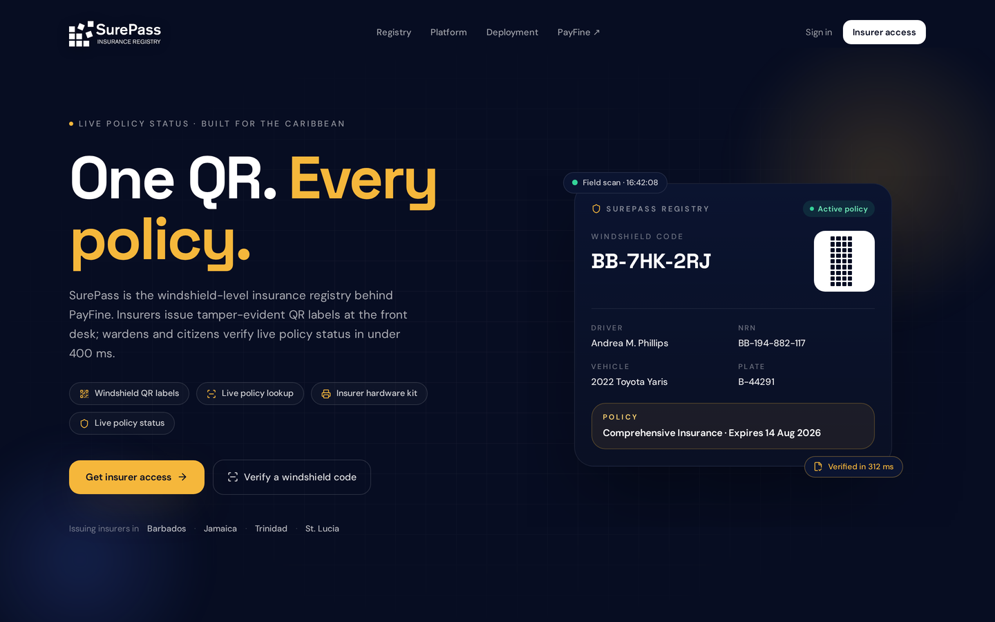 SurePass platform preview