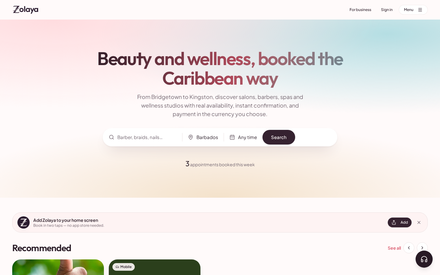 Zolaya platform preview